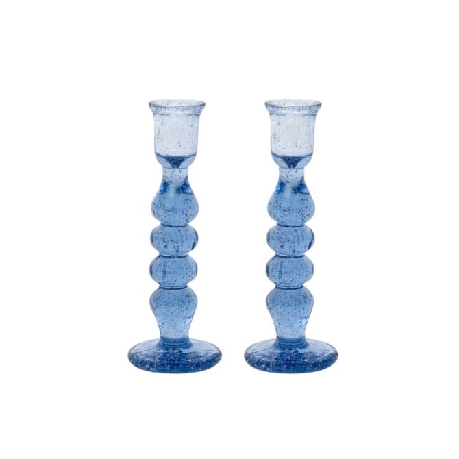 Juliska Provence 7" Set of 2 Candlesticks, Chambray