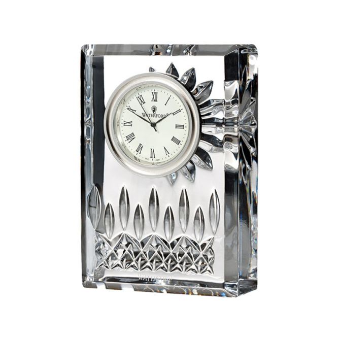 Waterford Lismore Clock, 4"