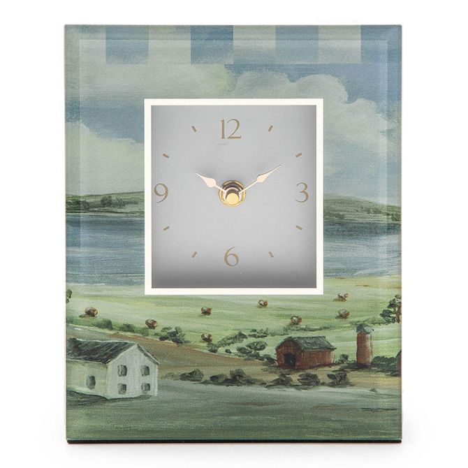 MacKenzie-Childs Landscape Carriage Clock