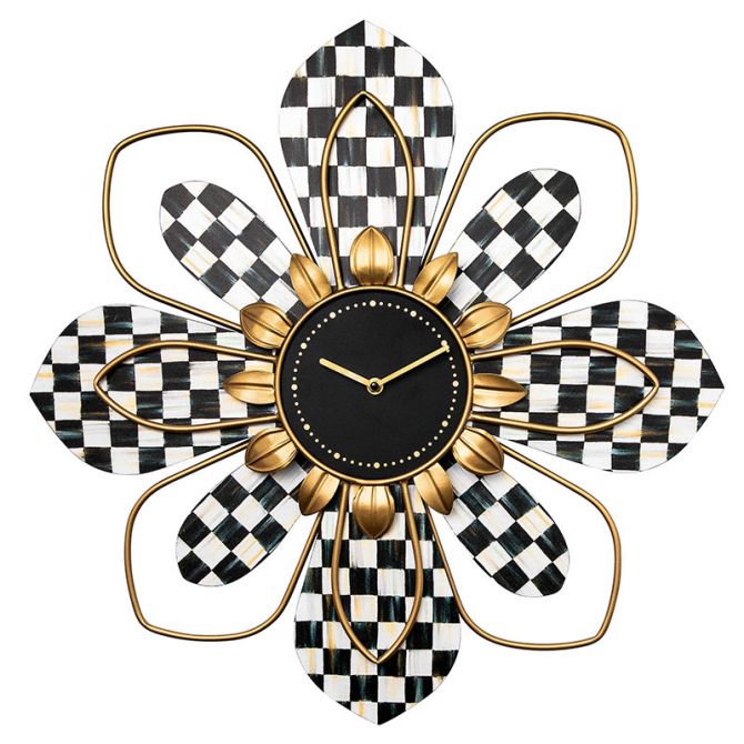 MacKenzie-Childs Blooming Wall Clock