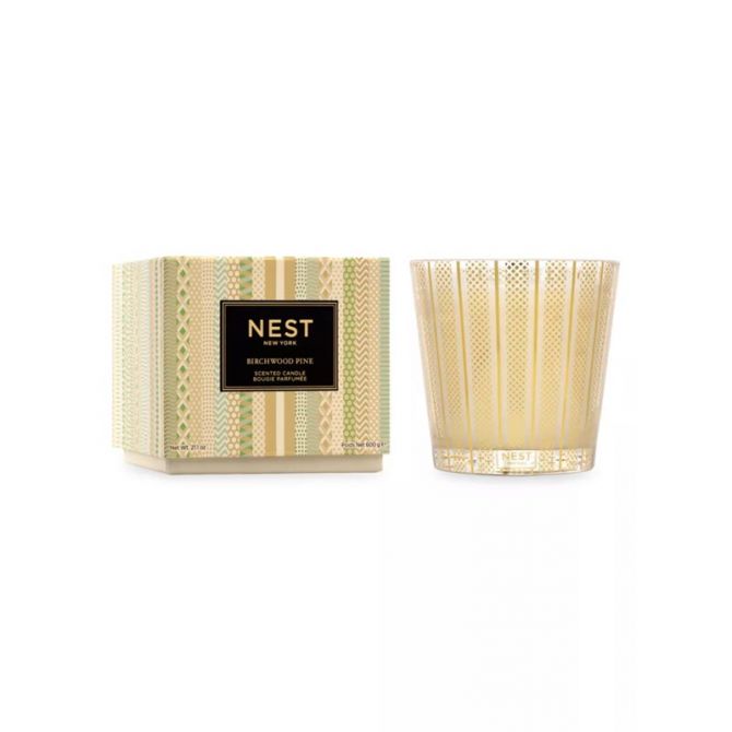 NEST New York Birchwood Pine 3-Wick Candle