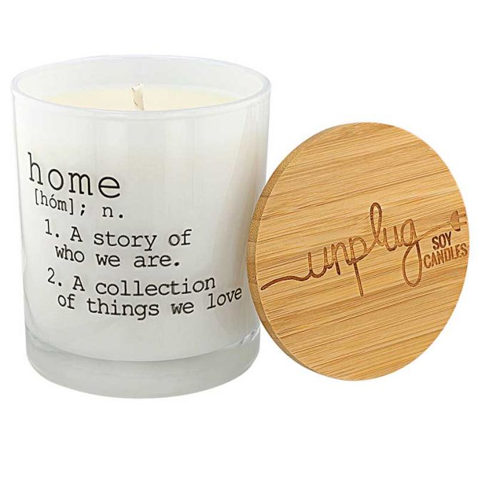 Unplug Home Soy Candle, Vintage Moss