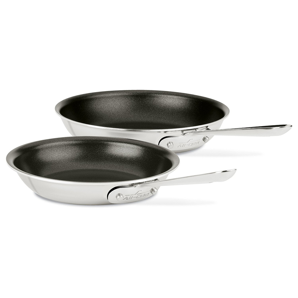 All Clad 2 Piece Non Stick Fry Pan Set 410810NSR2 Borsheims