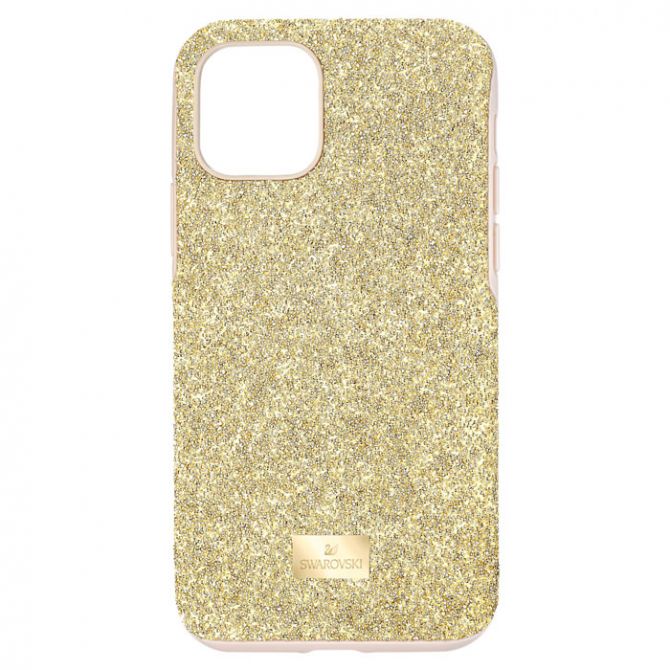 Swarovski High IPhone 11 PRO Case with Bumper, Gold Tone