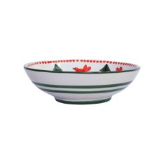 Vietri Uccello Rosso Coupe Pasta Bowl