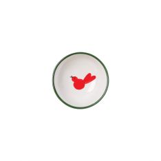 Vietri Uccello Rosso Olive Oil Bowl