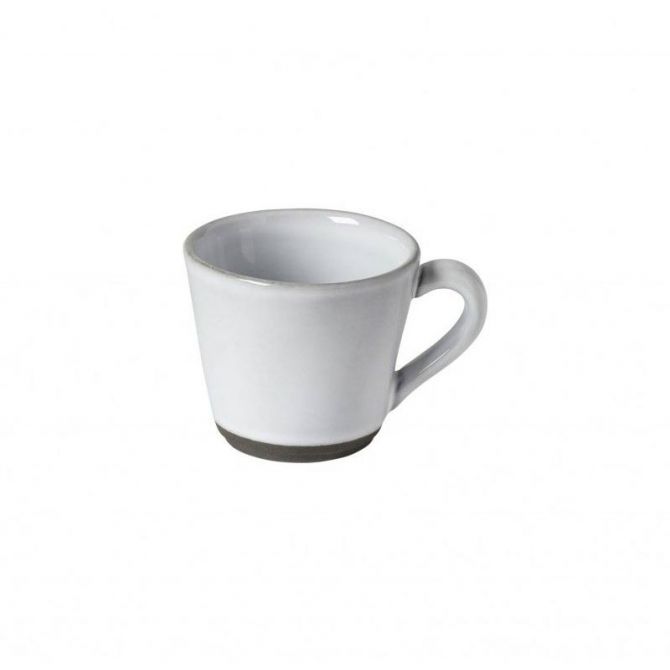 Costa Nova Plano White Coffee Cup, 3oz