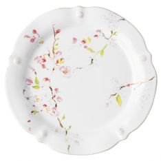 Juliska Berry and Thread Floral Sketch Cherry Blossom Plate Dinner Plate