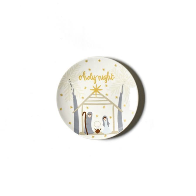 Coton Colors Neutral Nativity Salad Plate