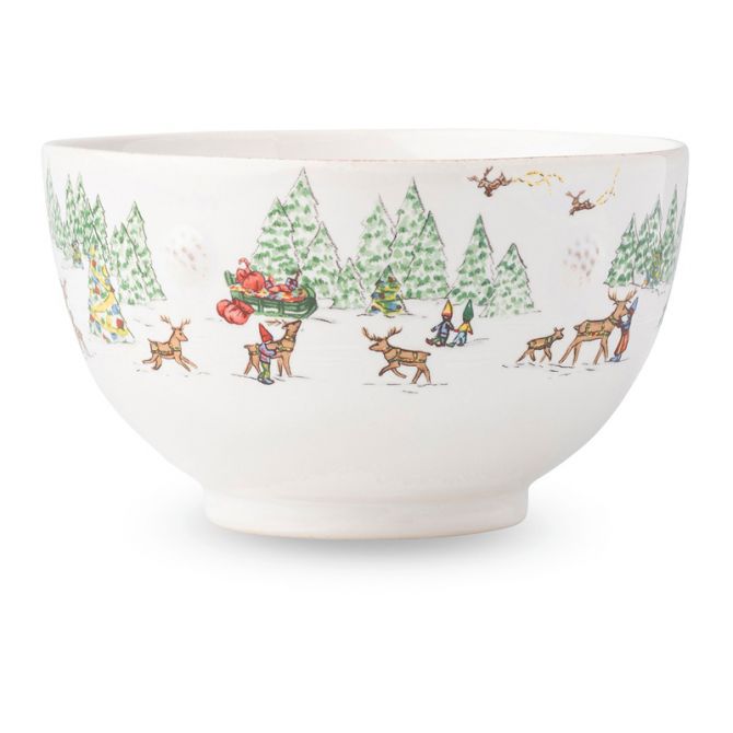 Juliska Berry and Thread North Pole Cereal/Ice Cream Bowl