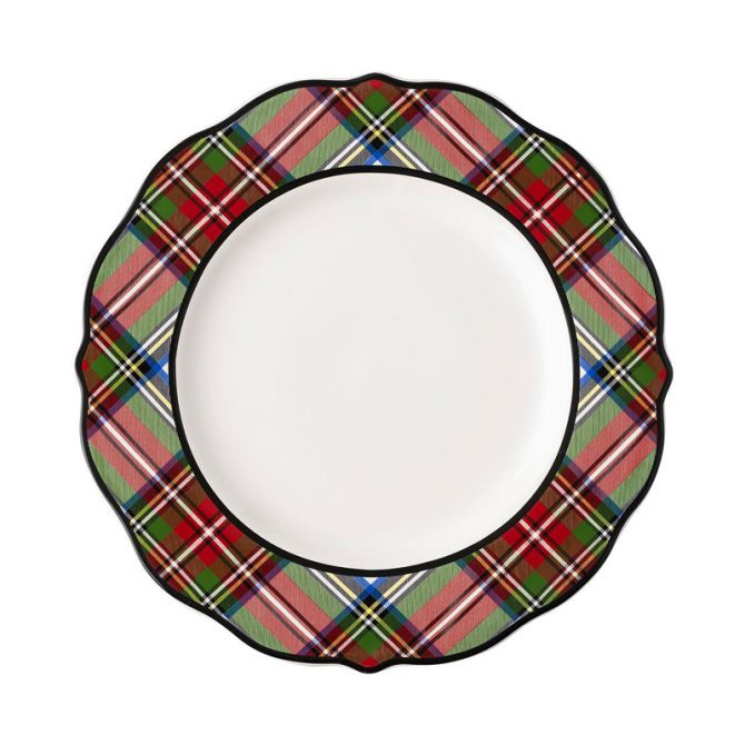 Juliska Stewart Tartan Dinner Plate