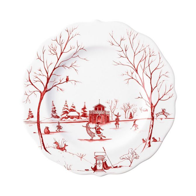 Juliska Country Estate The Claus' Christmas Salad Plate