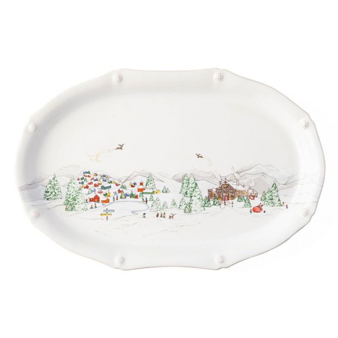 Juliska Berry and Thread North Pole Platter