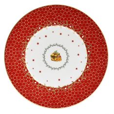 Bernardaud Noel Red Gift Salad Plate