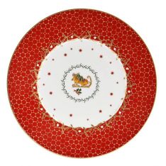 Bernardaud Noel Red Sleigh Salad Plate