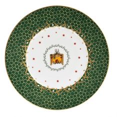 Bernardaud Noel Green Fire Salad Plate