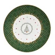 Bernardaud Noel Green Tree Salad Plate