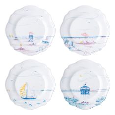 Juliska Country Estate Seaside Melamine Salad Plates, Set of 4