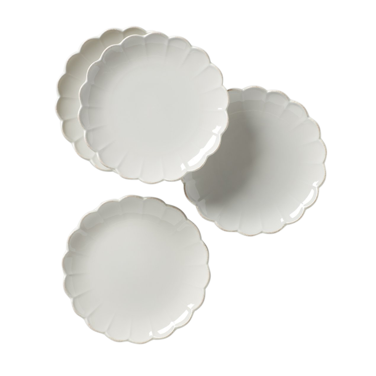 Lenox French Perle Scallop 4 Piece Accent Plate Set Borsheims