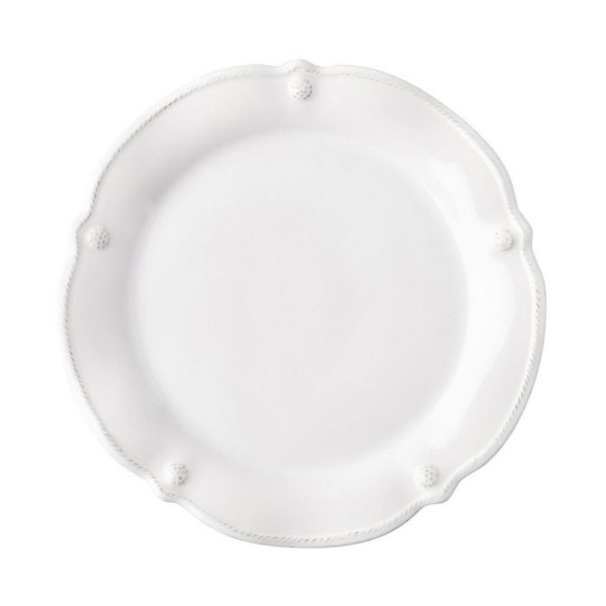 Juliska Berry and Thread Whitewash Flared Dessert Plate