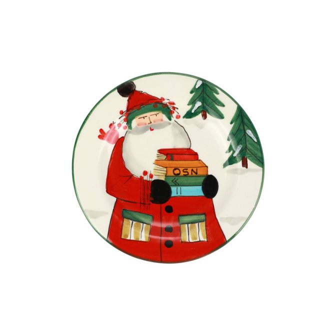 Vietri Old St. Nick 2021 Limited Edition Salad Plate