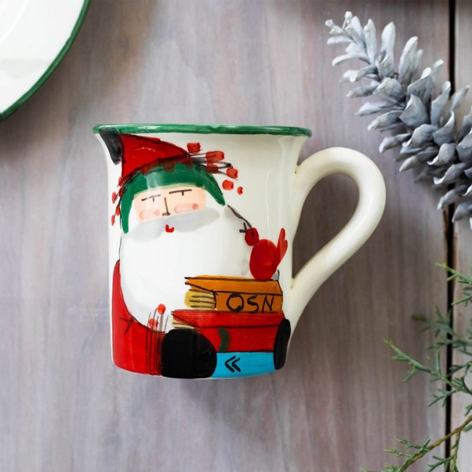 Vietri Old St. Nick 2021 Limited Edition Mug