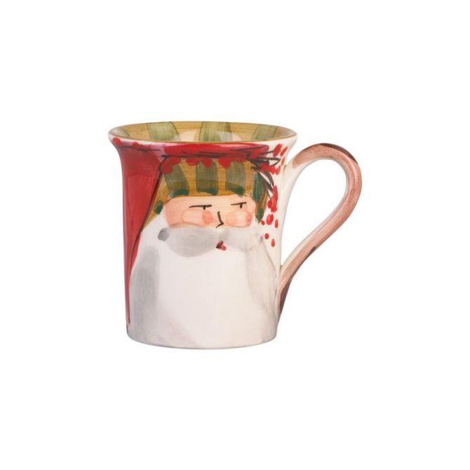 Vietri Old St. Nick Mug, Striped