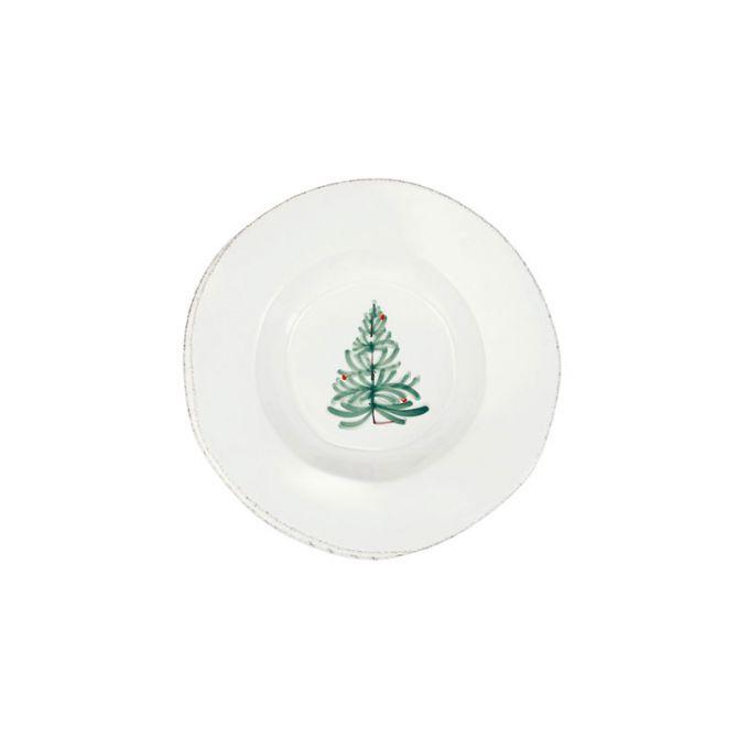 Vietri Lastra Holiday Rimmed Pasta Bowl