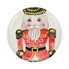 Vietri Nutcrackers Red Dinner Plate