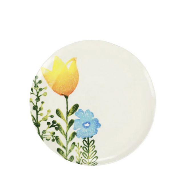 Vietri Fiori Di Campo Tulip and Rose Salad Plate