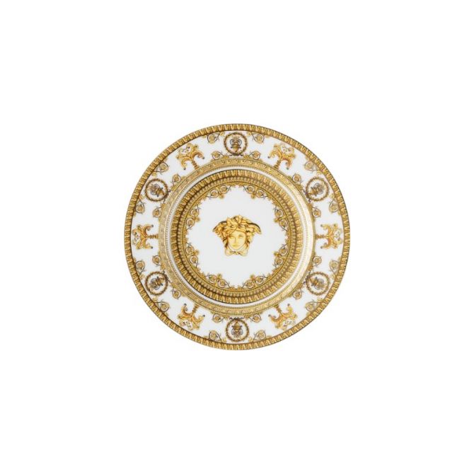 Versace I Love Baroque Bread and Butter Plate, White