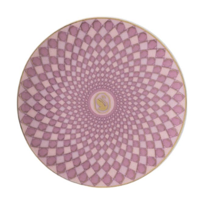 Swarovski x Rosenthal Signum Rose Plate, 4"