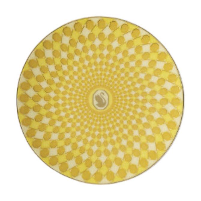 Swarovski x Rosenthal Signum Jonquil Plate, 4"