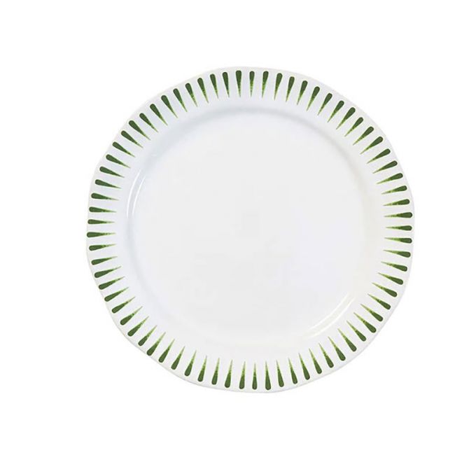 Juliska Sitio Stripe Salad Plate, Basil