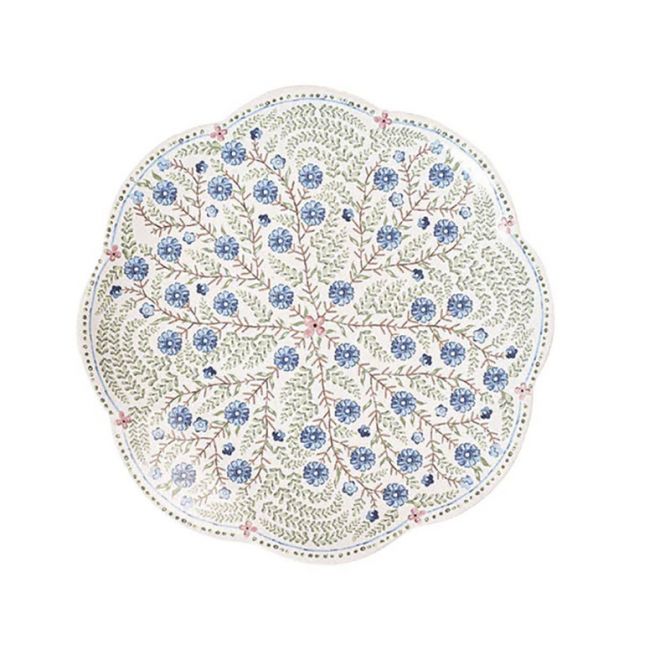 Juliska Villa Seville Scalloped Salad Plate, Chambray