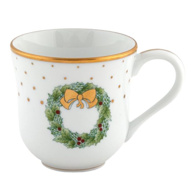 Herend Christmas Wreath Mug