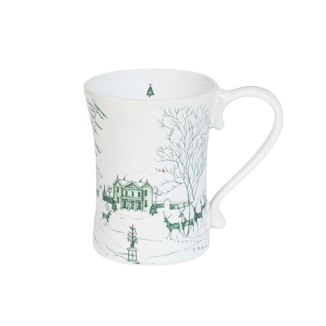 Juliska Country Estate Winter Frolic Mug, Evergreen