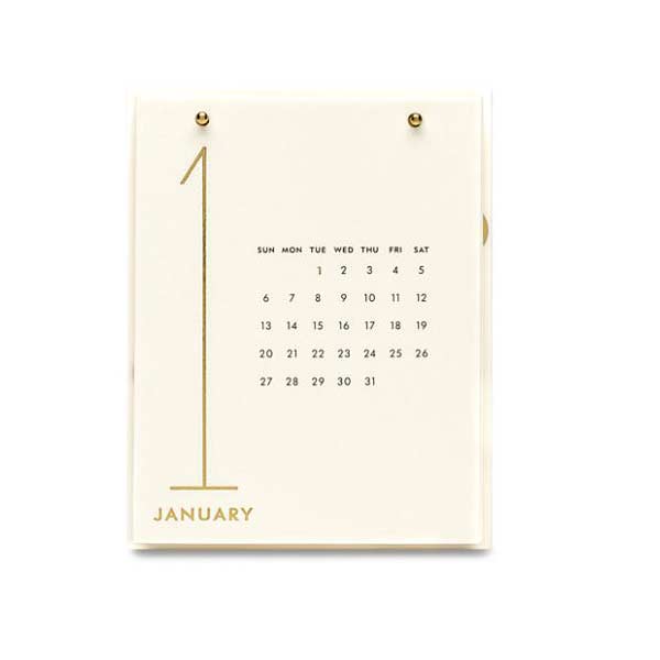 Kate Spade Gold Dot Desk Calendar | Borsheims
