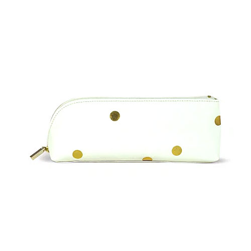 Kate Spade Gold Dot Pencil Case