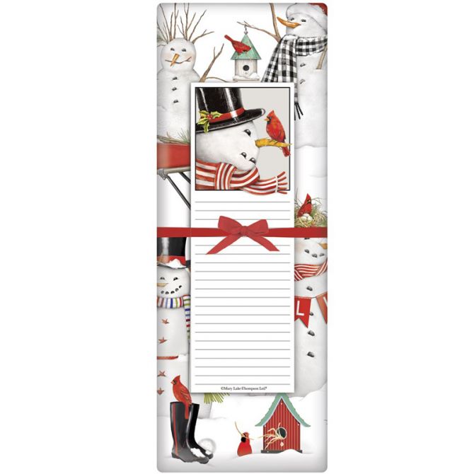 Mary Lake-Thompson Snowman Notepad Set