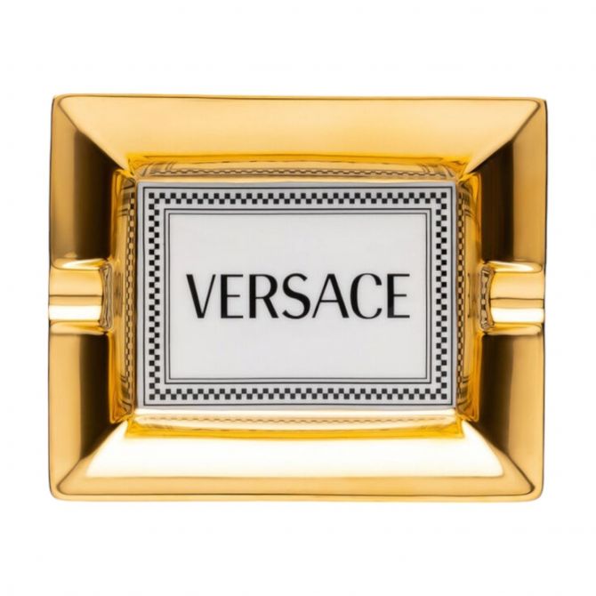 Versace Medusa Rhapsody Ashtray, Gold