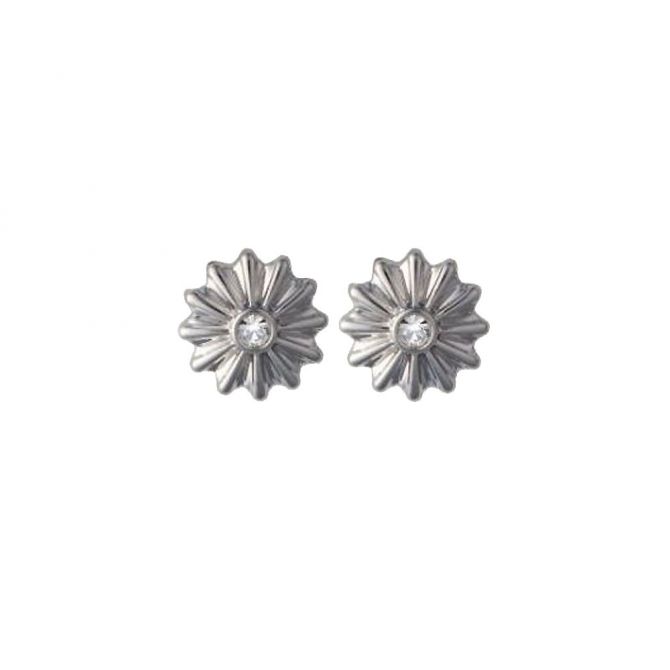 Spartina 449 Sea La Vie Celebrate / Sunburst Silver Stud Earrings