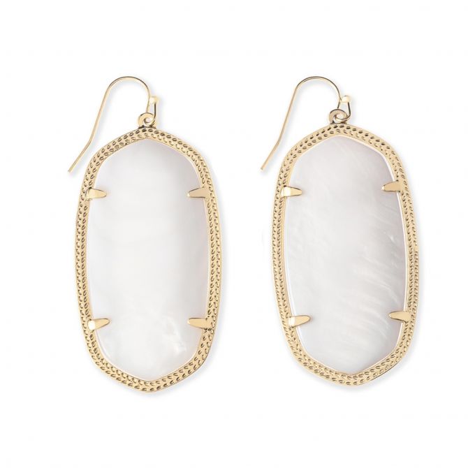 Kendra Scott Danielle Earrings in Ivory Pearl