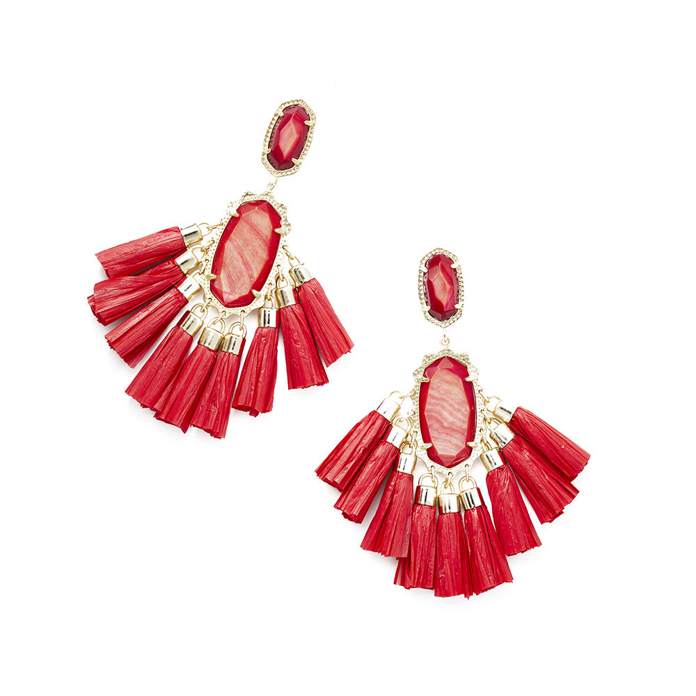 Kendra scott sale red tassel earrings