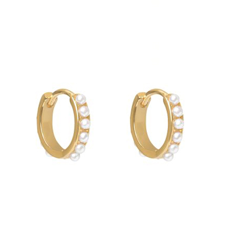 Spartina 449 Pearl Delicate Huggie Hoop Earrings | 273182 | Borsheims