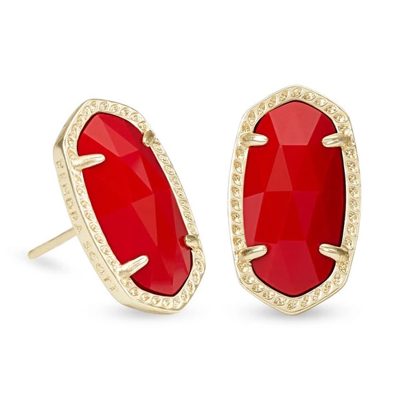 Kendra scott red elle on sale earrings