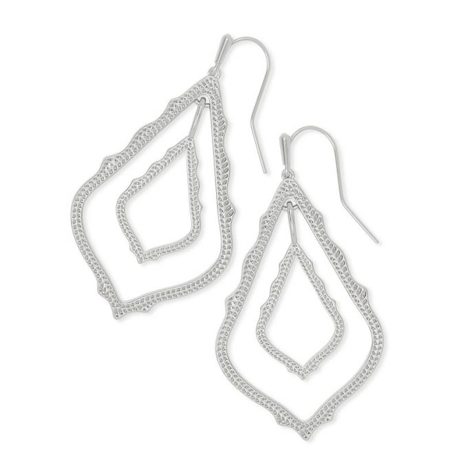 Kendra Scott Simon Drop Earrings in Silver 4217704060 Borsheims