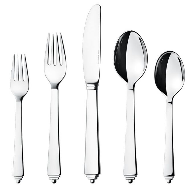 Georg Jensen Pyramid Stainless Flatware