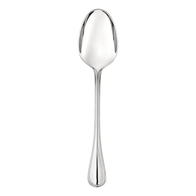 Christofle Perles 2 Stainless Steel Serving Spoon