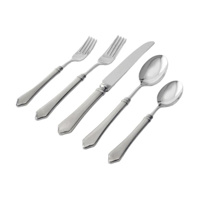 Match Pewter Violetta 5 Piece Placesetting